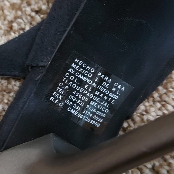 C&A Peep Toe Sling Back Heels - Picture 2 of 5